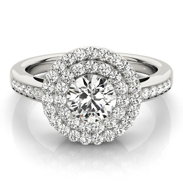 ENGAGEMENT RINGS HALO ROUND - Image 3