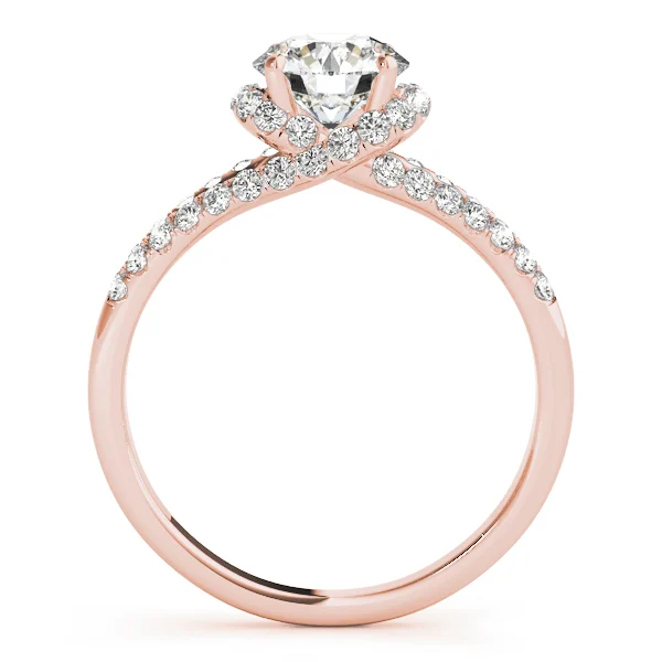 Multirow Split Shank Halo Engagement Rings - Image 10