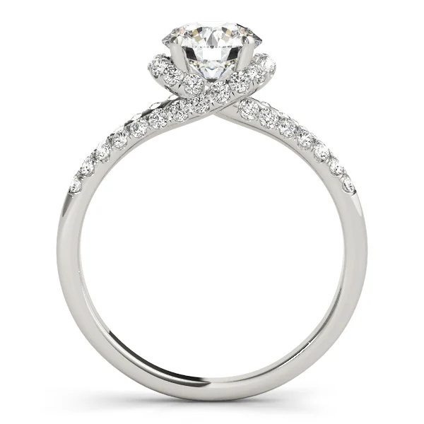 Multirow Split Shank Halo Engagement Rings - Image 2