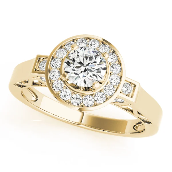 ENGAGEMENT RINGS HALO ROUND - Image 5