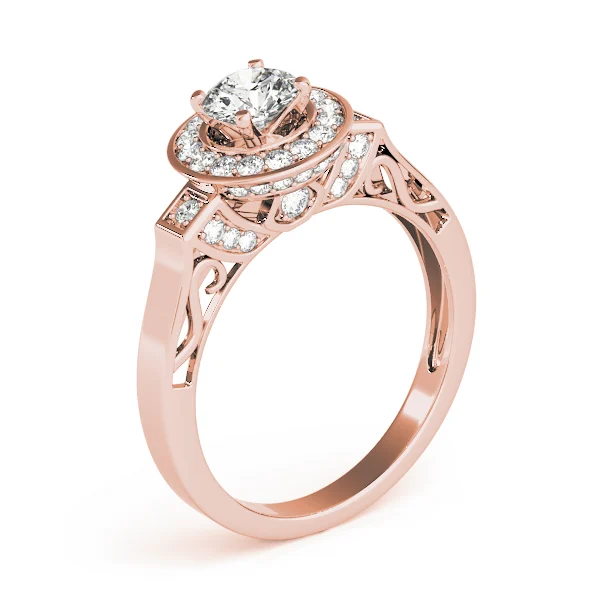 ENGAGEMENT RINGS HALO ROUND - Image 12
