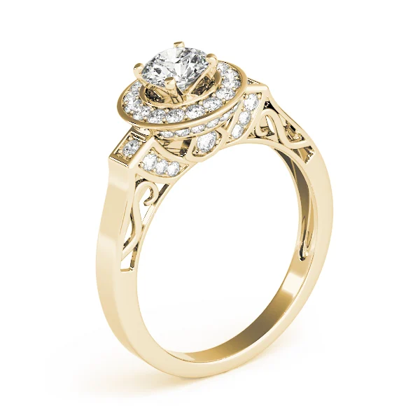 ENGAGEMENT RINGS HALO ROUND - Image 8