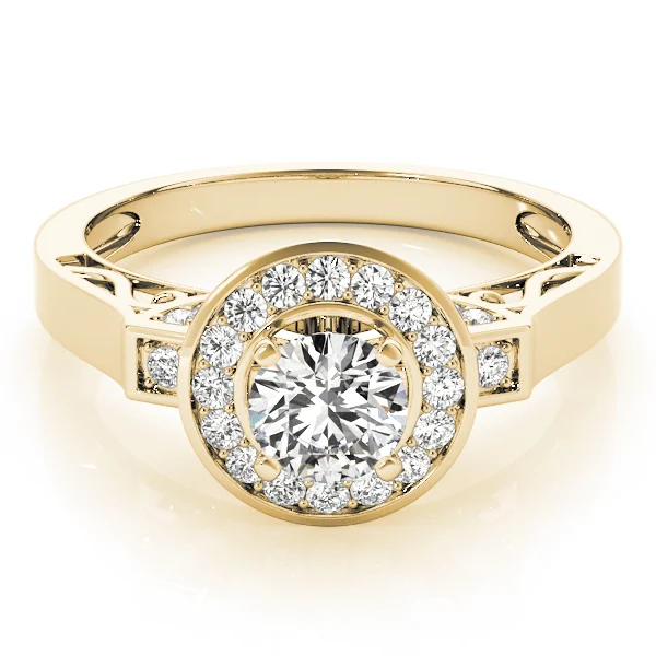 ENGAGEMENT RINGS HALO ROUND - Image 7
