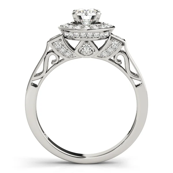 ENGAGEMENT RINGS HALO ROUND - Image 2