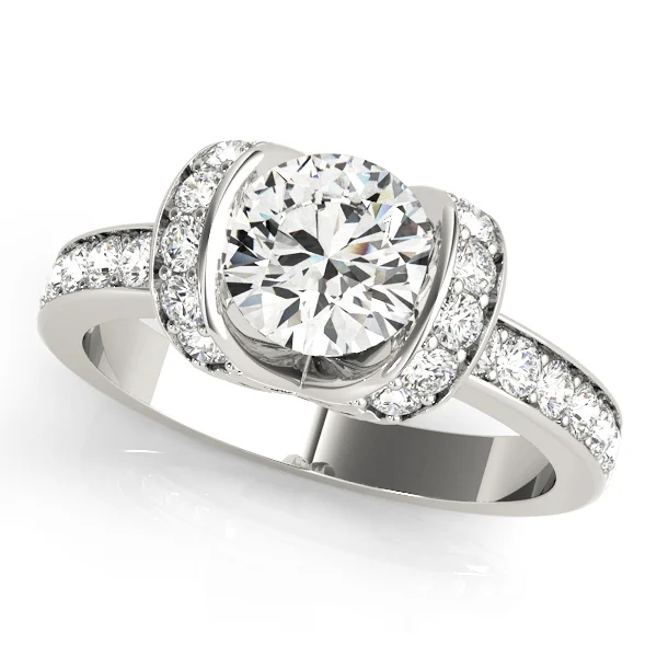 ENGAGEMENT RINGS SINGLE ROW PRONG