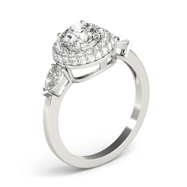 ENGAGEMENT RINGS HALO ROUND - Image 4