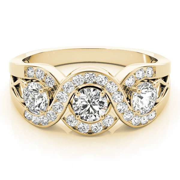 Infinity Twisted Channel Set Engagement Rings - Image 7