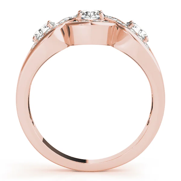Infinity Twisted Channel Set Engagement Rings - Image 10