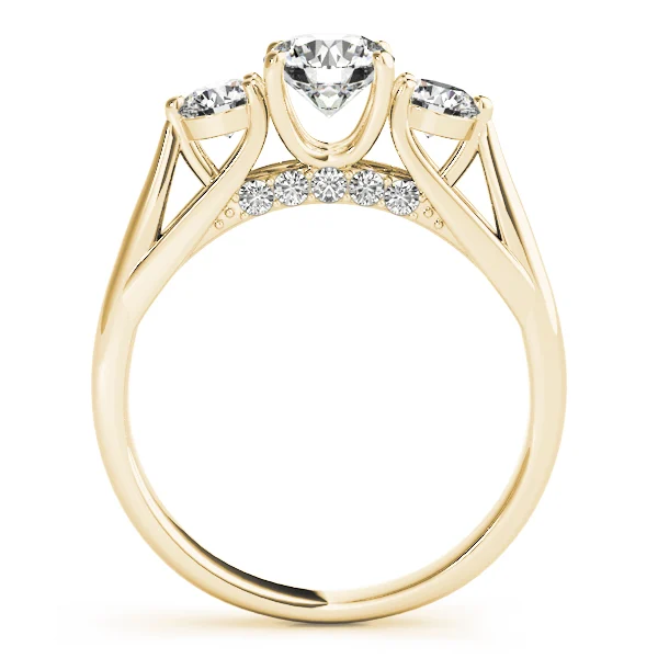 ENGAGEMENT RINGS 3 STONE ROUND - Image 6