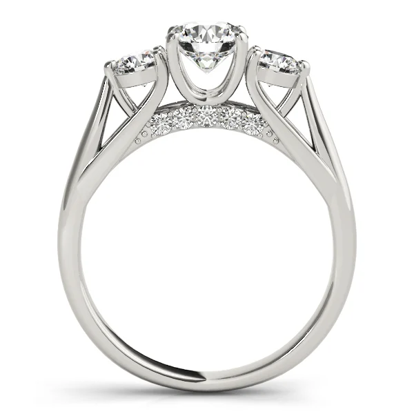 ENGAGEMENT RINGS 3 STONE ROUND - Image 2