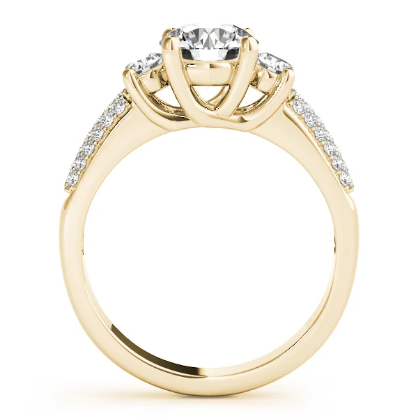 ENGAGEMENT RINGS 3 STONE ROUND - Image 6
