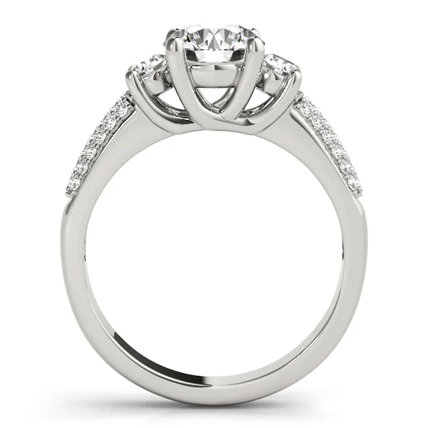 ENGAGEMENT RINGS 3 STONE ROUND - Image 2