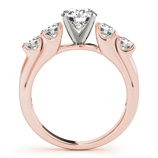 5-Stone Single Row Prong Set Engagement Ring - Image 10