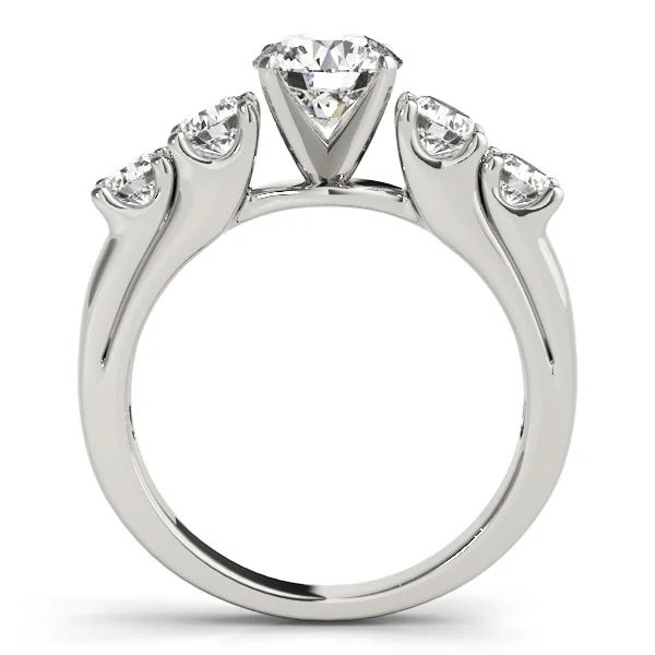 5-Stone Single Row Prong Set Engagement Ring - Image 2