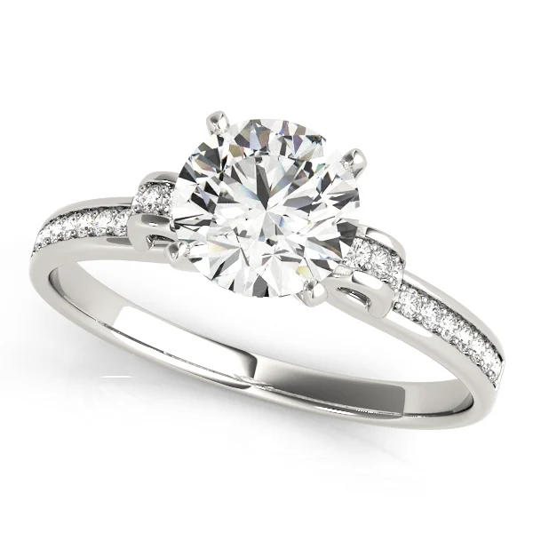 ENGAGEMENT RINGS SINGLE ROW PRONG