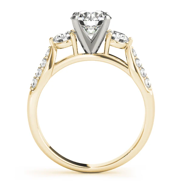 ENGAGEMENT RINGS 3 STONE ROUND - Image 6