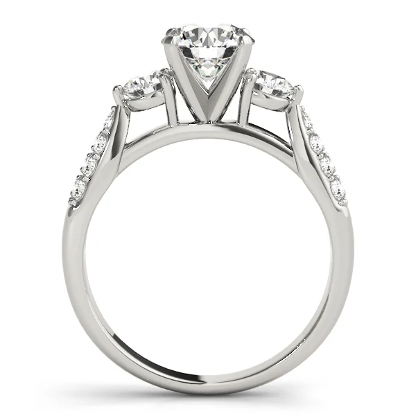 ENGAGEMENT RINGS 3 STONE ROUND - Image 2