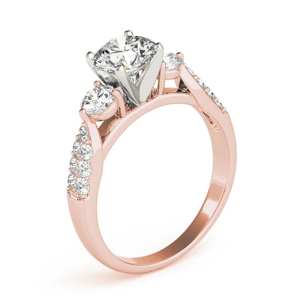 ENGAGEMENT RINGS 3 STONE ROUND - Image 12