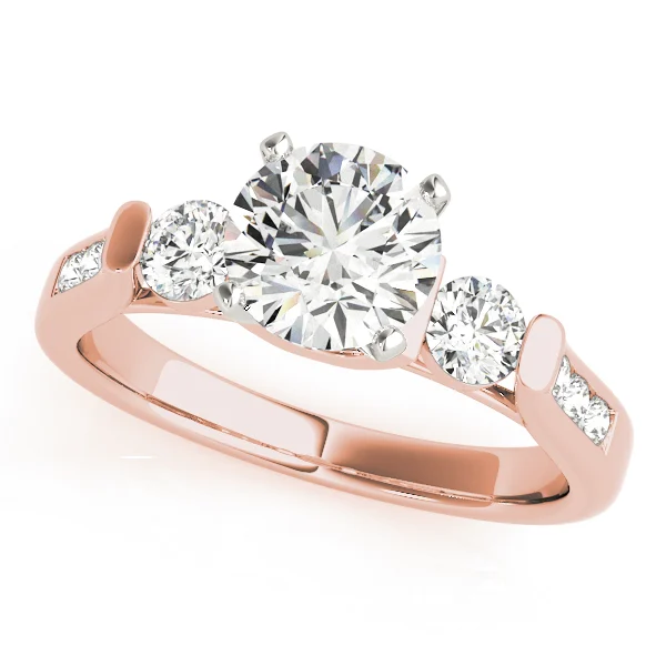 ENGAGEMENT RINGS 3 STONE ROUND - Image 9