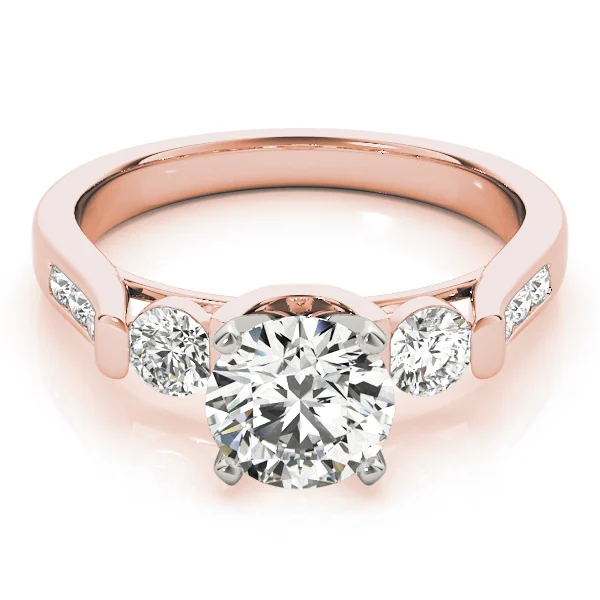 ENGAGEMENT RINGS 3 STONE ROUND - Image 11