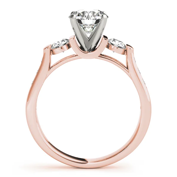 ENGAGEMENT RINGS 3 STONE ROUND - Image 10