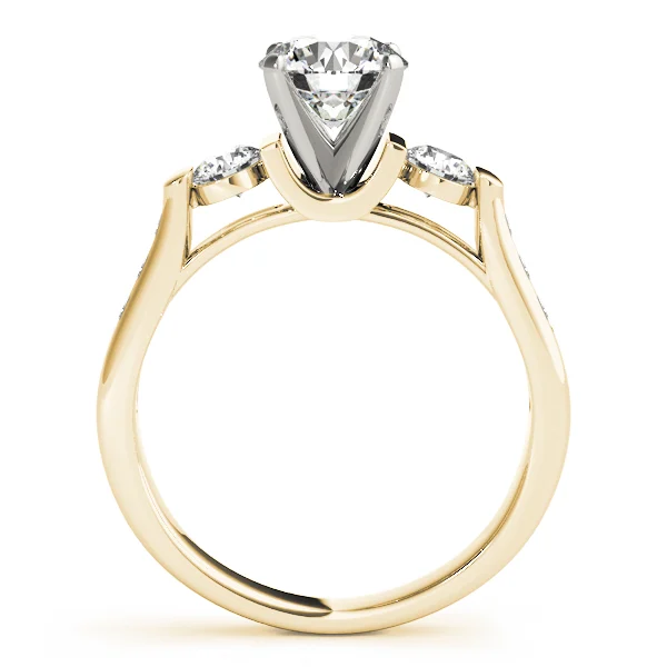 ENGAGEMENT RINGS 3 STONE ROUND - Image 6