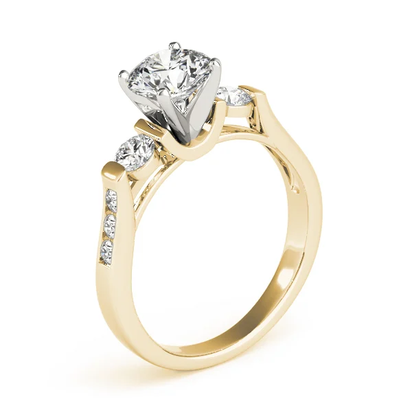 ENGAGEMENT RINGS 3 STONE ROUND - Image 8