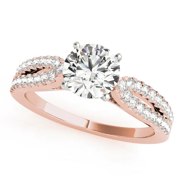 Split Band Cathedral Engagement Ring - Image 9