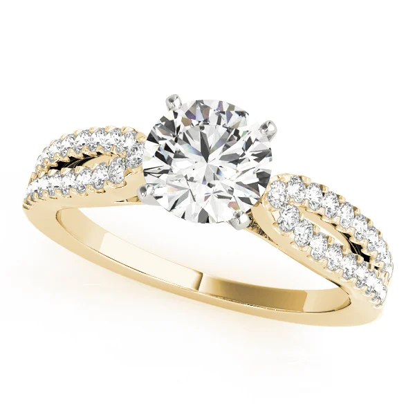 Split Band Cathedral Engagement Ring - Image 5