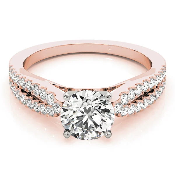 Split Band Cathedral Engagement Ring - Image 11