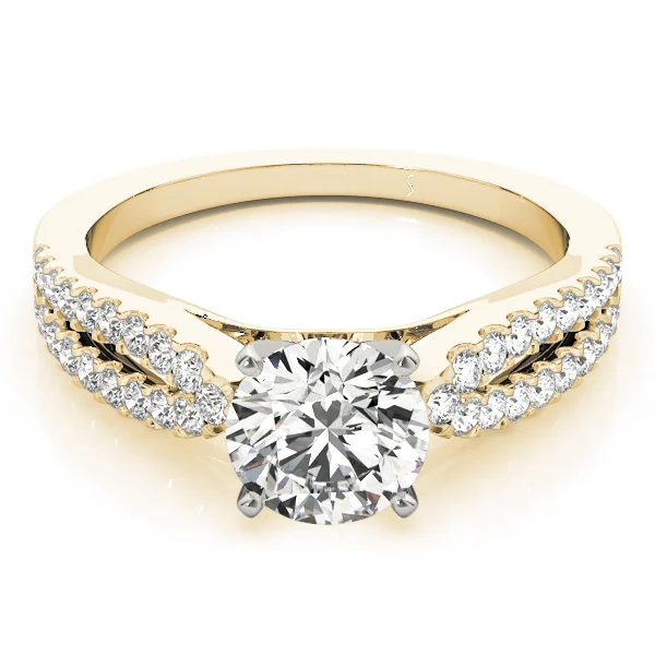 Split Band Cathedral Engagement Ring - Image 7