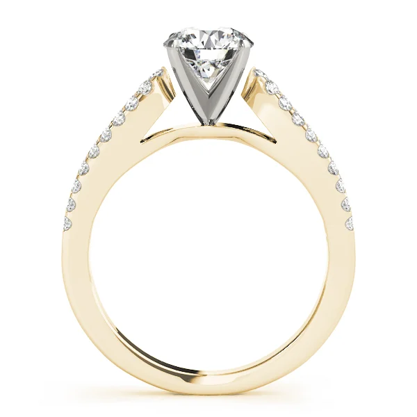 Split Band Cathedral Engagement Ring - Image 6