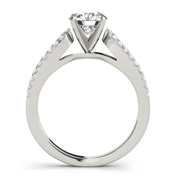 Split Band Cathedral Engagement Ring - Image 2