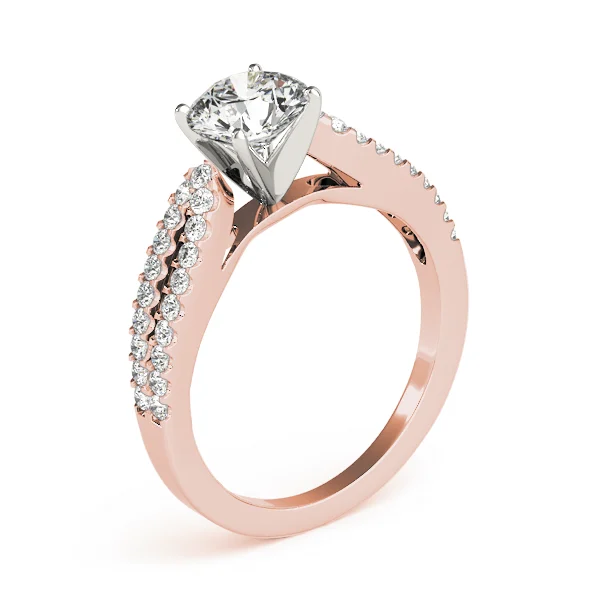 Split Band Cathedral Engagement Ring - Image 12