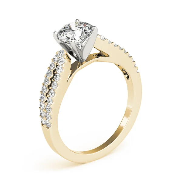 Split Band Cathedral Engagement Ring - Image 8