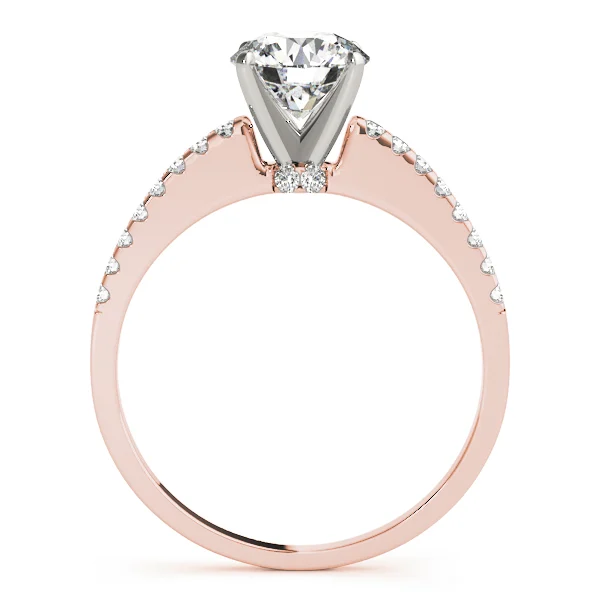 Single Row Prong Set Engagement Ring - Image 10