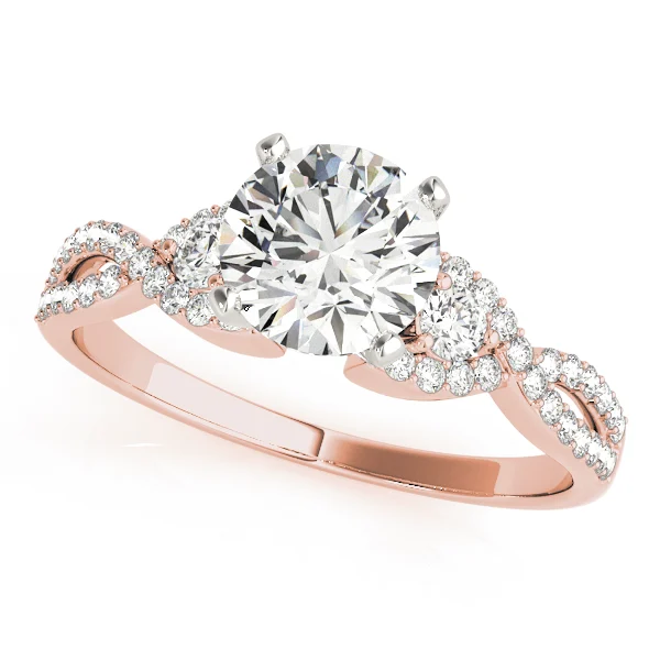 Bypass Multirow Twisted Engagement Ring - Image 7