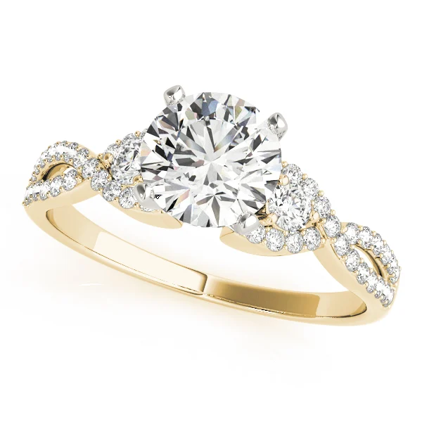 Bypass Multirow Twisted Engagement Ring - Image 4