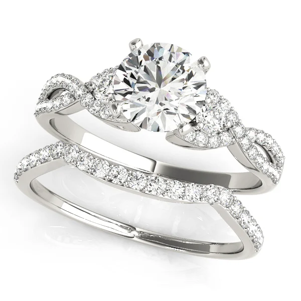 Bypass Multirow Twisted Engagement Ring - Image 3