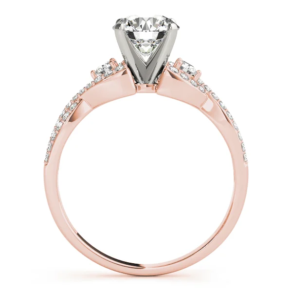 Bypass Multirow Twisted Engagement Ring - Image 8