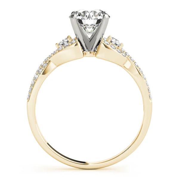Bypass Multirow Twisted Engagement Ring - Image 5