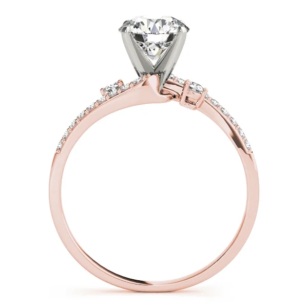 Bypass Single Row Engagement Ring - Image 10