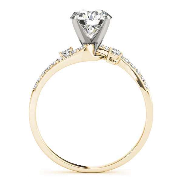 Bypass Single Row Engagement Ring - Image 6