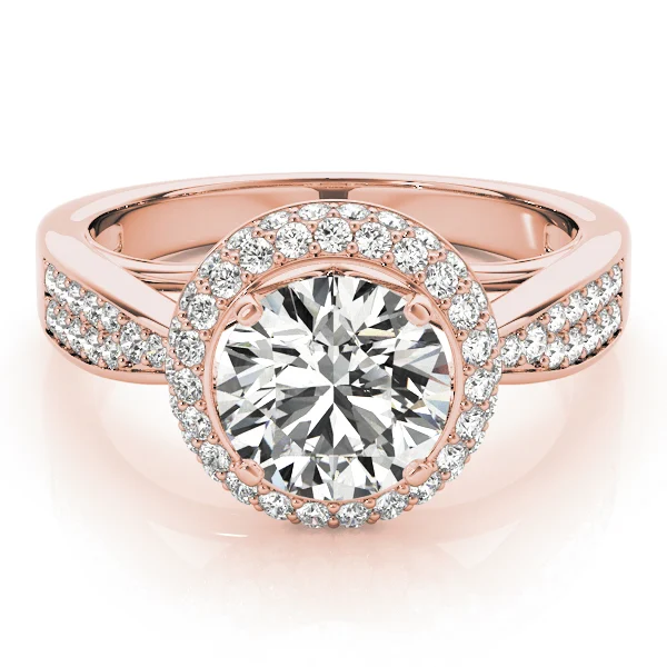ENGAGEMENT RINGS HALO ROUND - Image 11
