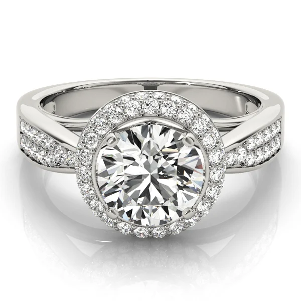 ENGAGEMENT RINGS HALO ROUND - Image 3