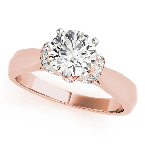 Accented Solitaire Engagement Ring - Image 9