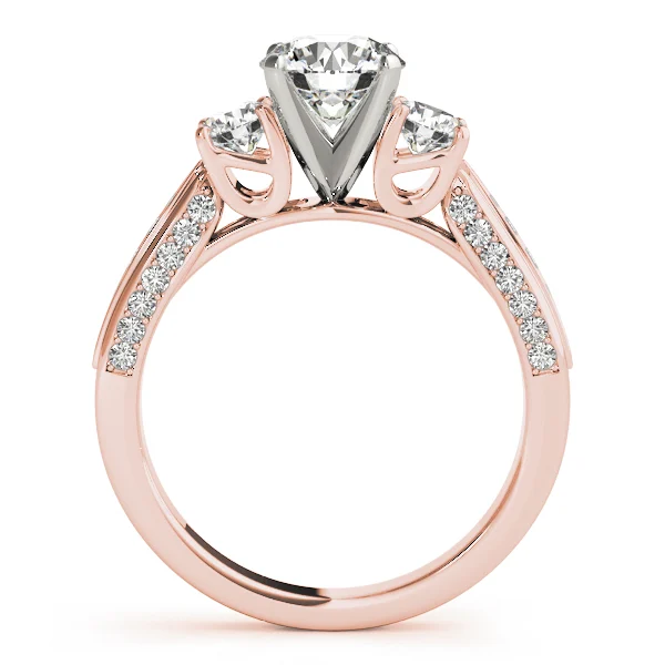 3-Stone Single Row Engagement Ring - Image 10