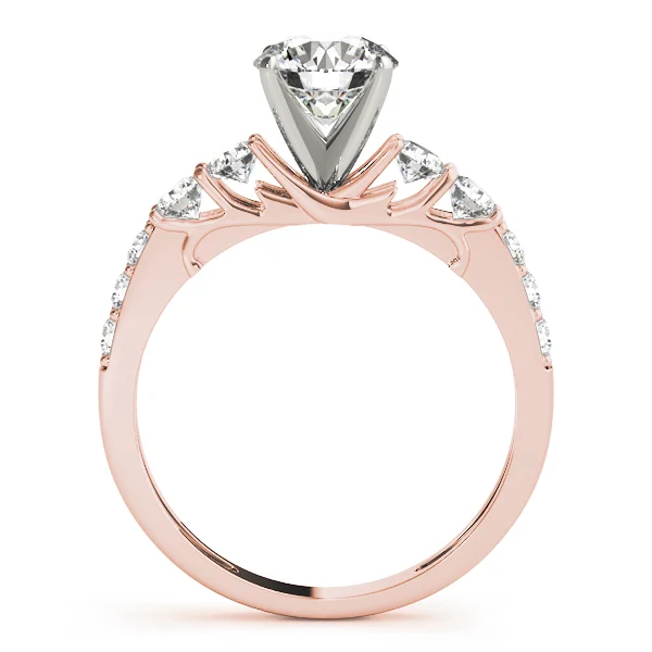 Single Row Prong Engagement Ring - Image 10
