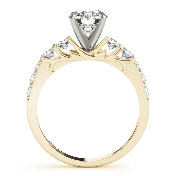 Single Row Prong Engagement Ring - Image 6