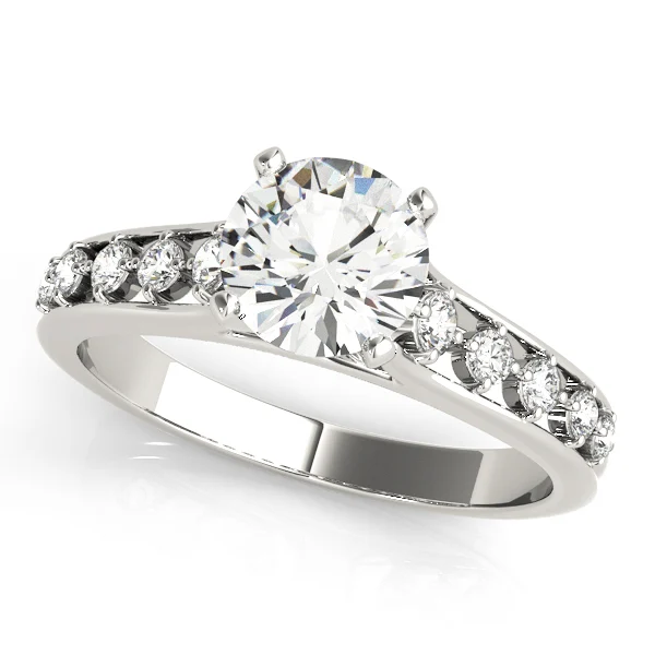 ENGAGEMENT RINGS SINGLE ROW PRONG